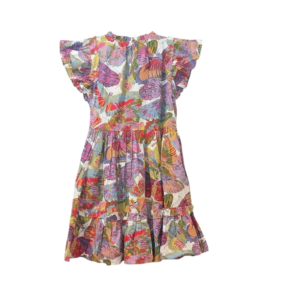NWT Caroline Constas Multicolor Papillion Floral Print Mini Dress - Picture 7 of 9